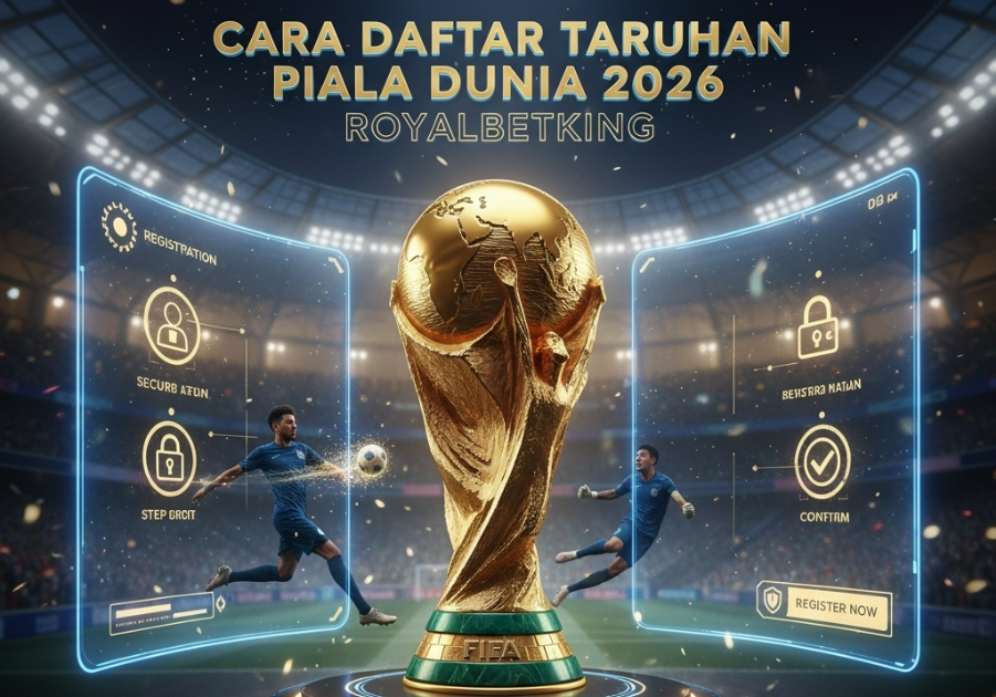 Cara Daftar Taruhan Piala Dunia 2026 ROYALBETKING